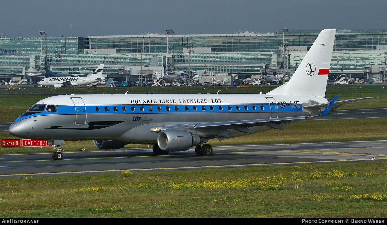 Aircraft Photo of SP-LIE | Embraer 175LR (ERJ-170-200LR) | LOT Polish Airlines - Polskie Linie Lotnicze | AirHistory.net #427575