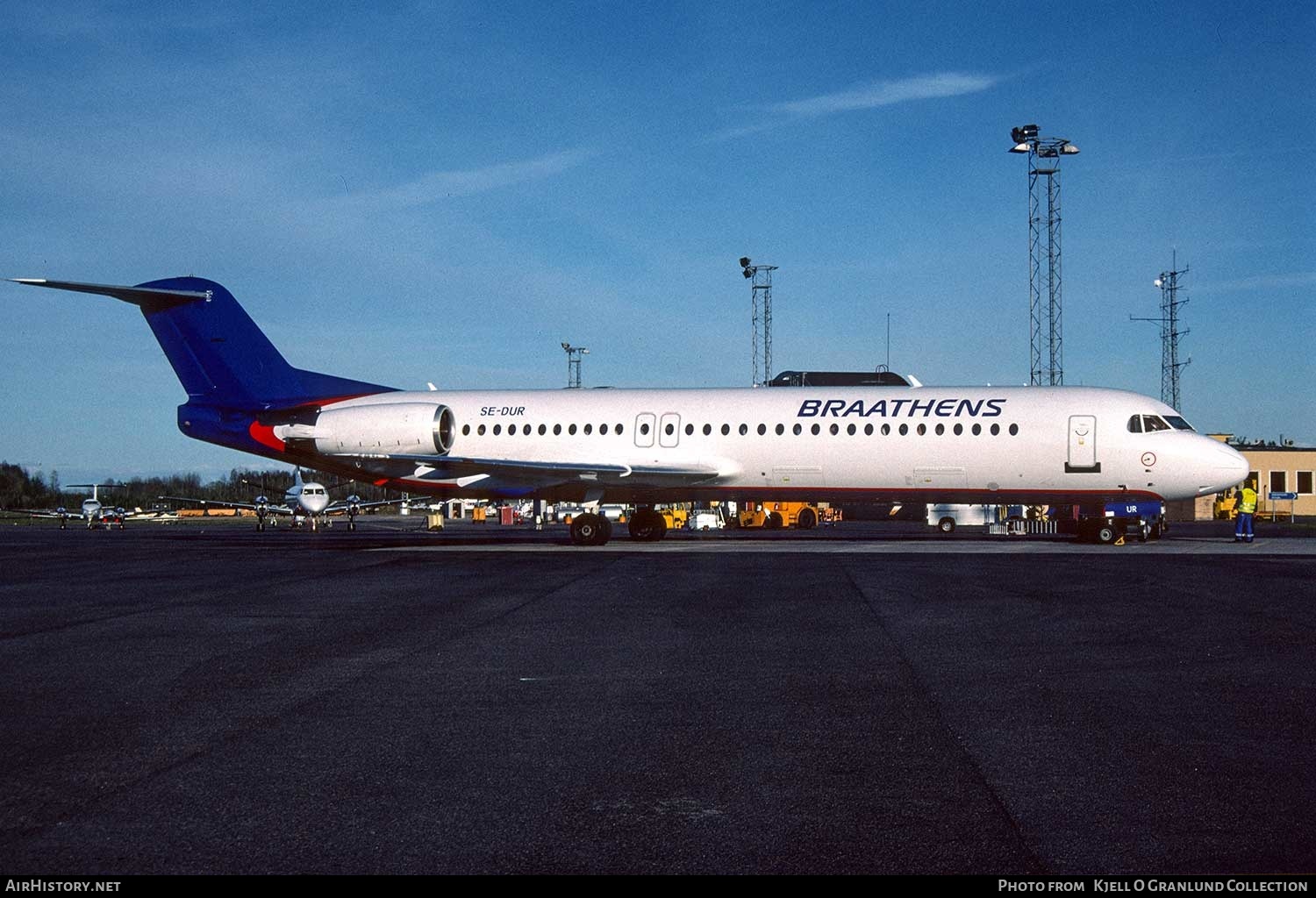 Aircraft Photo of SE-DUR | Fokker 100 (F28-0100) | Braathens | AirHistory.net #427577