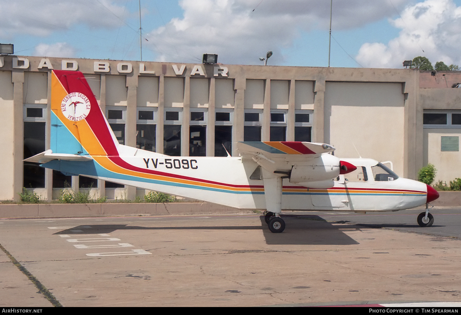 Aircraft Photo of YV-509C | Britten-Norman BN-2A-8 Islander | Aero Servicios Caicara | AirHistory.net #427588