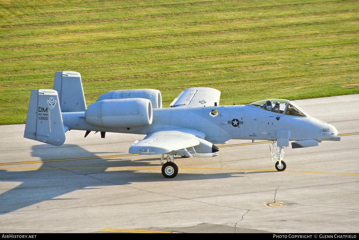 Aircraft Photo of 78-0650 / AF78-650 | Fairchild A-10A Thunderbolt II | USA - Air Force | AirHistory.net #427600