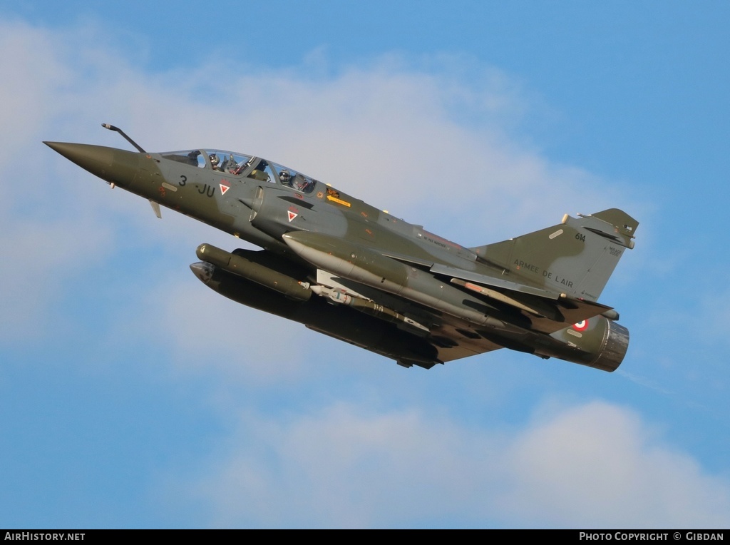 Aircraft Photo of 614 | Dassault Mirage 2000D | France - Air Force | AirHistory.net #427648