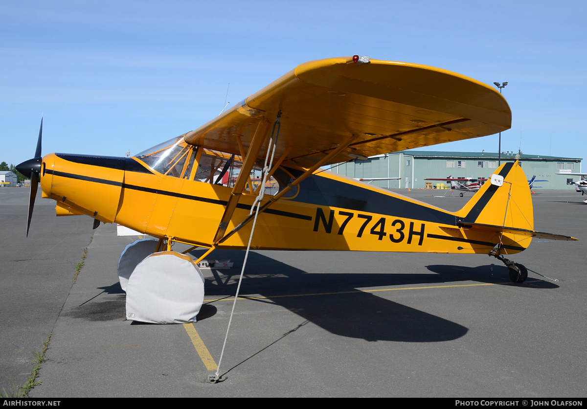 Aircraft Photo of N7743H | Piper PA-12 Super Cruiser | AirHistory.net #427660