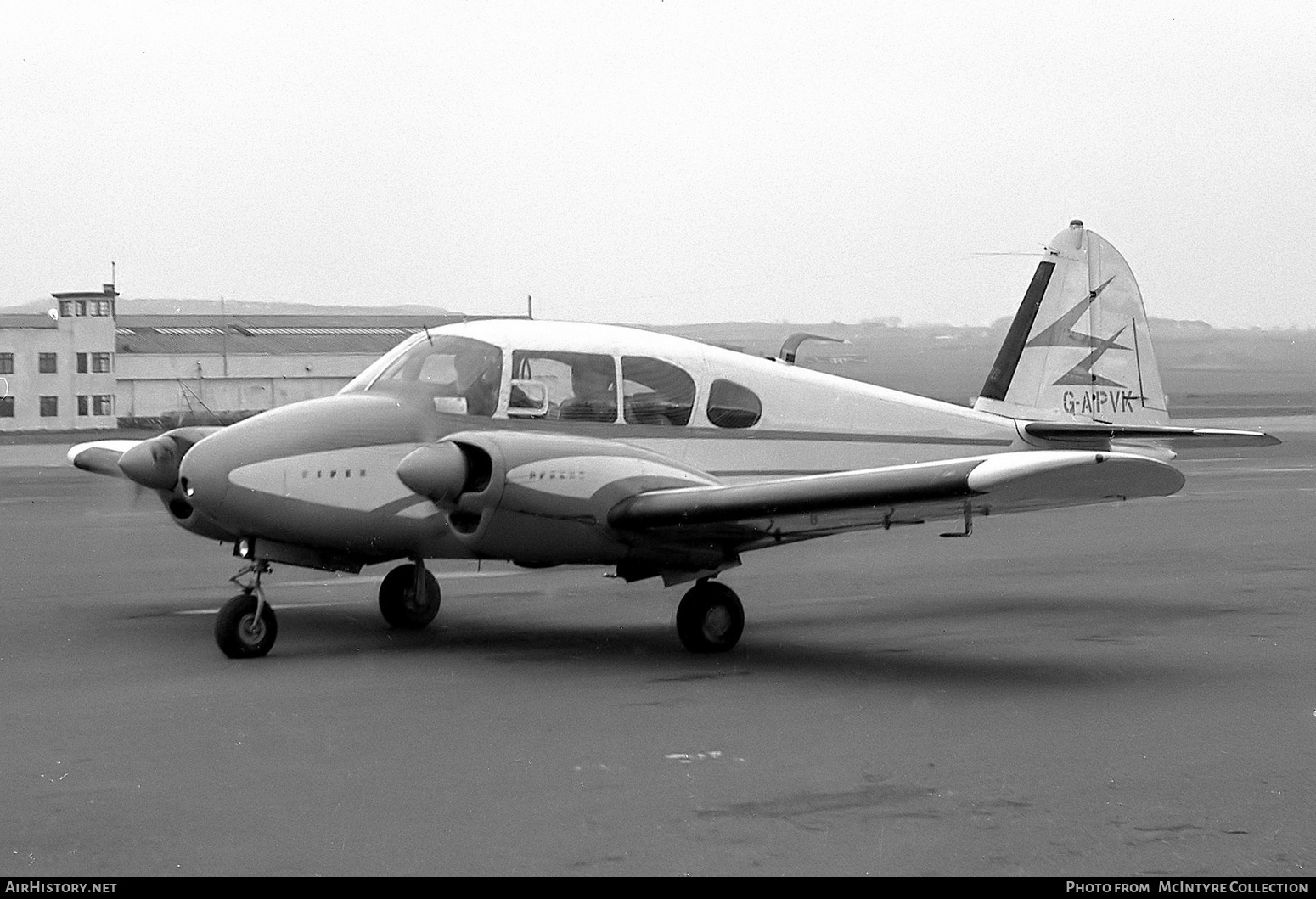 Aircraft Photo of G-APVK | Piper PA-23-160 Apache F | AirHistory.net #427684