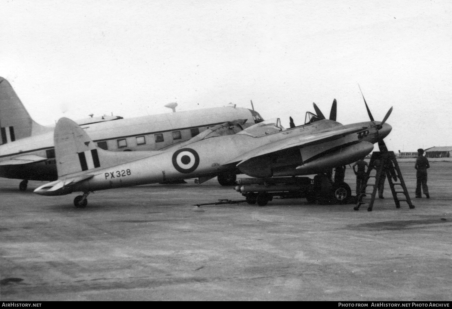 Aircraft Photo of PX328 | De Havilland D.H. 103 Hornet F3 | UK - Air Force | AirHistory.net #427695