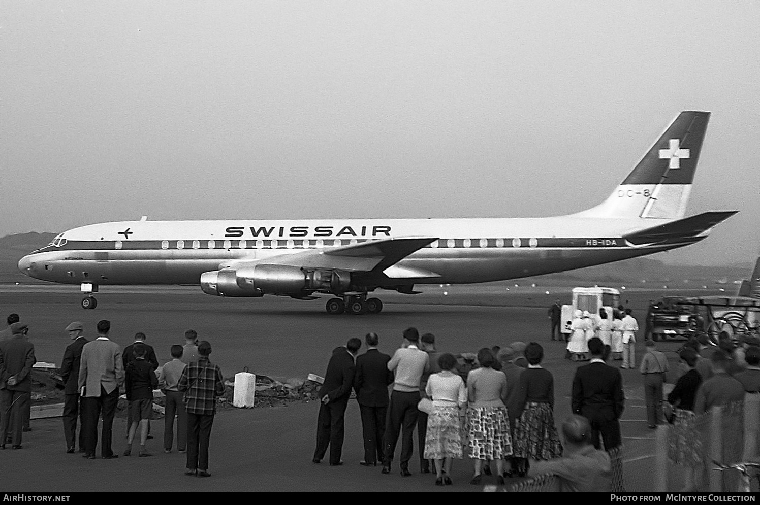 Aircraft Photo of HB-IDA | Douglas DC-8-32 | Swissair | AirHistory.net #427697