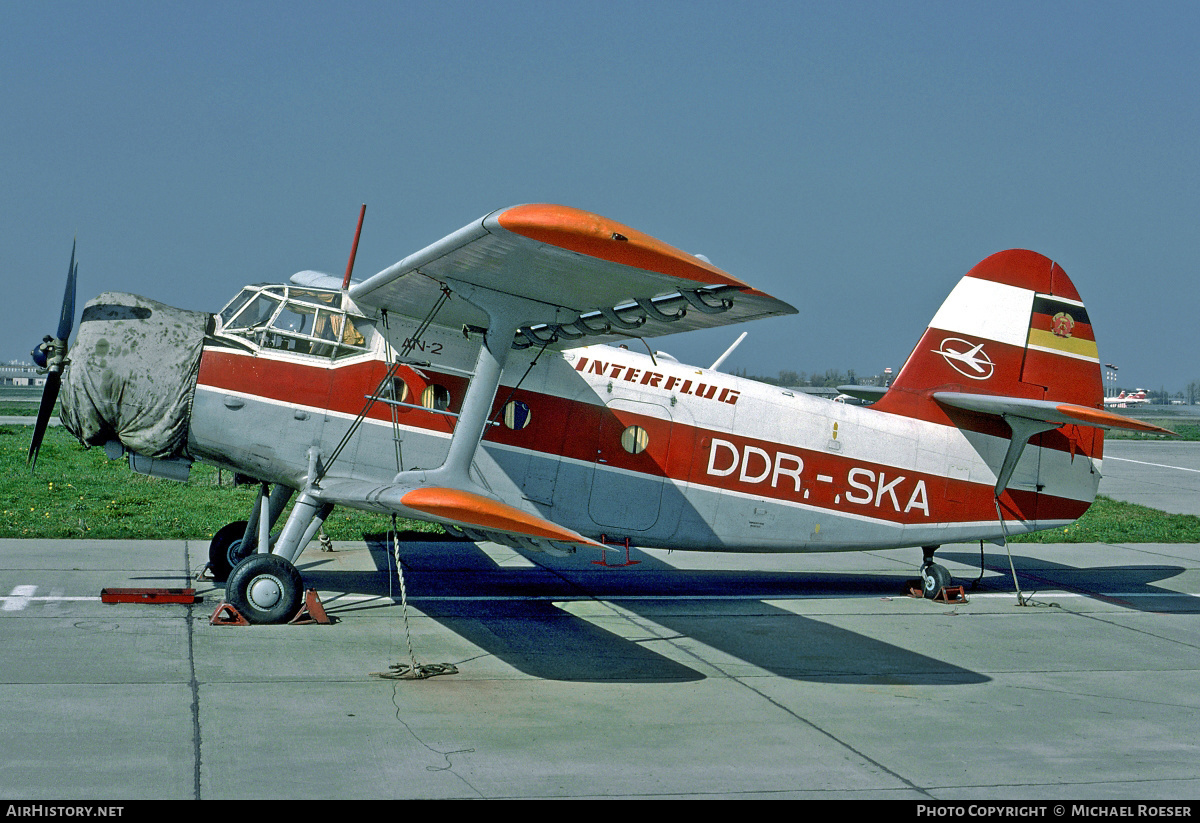 Aircraft Photo of DDR-SKA | Antonov An-2P | Interflug | AirHistory.net #427712