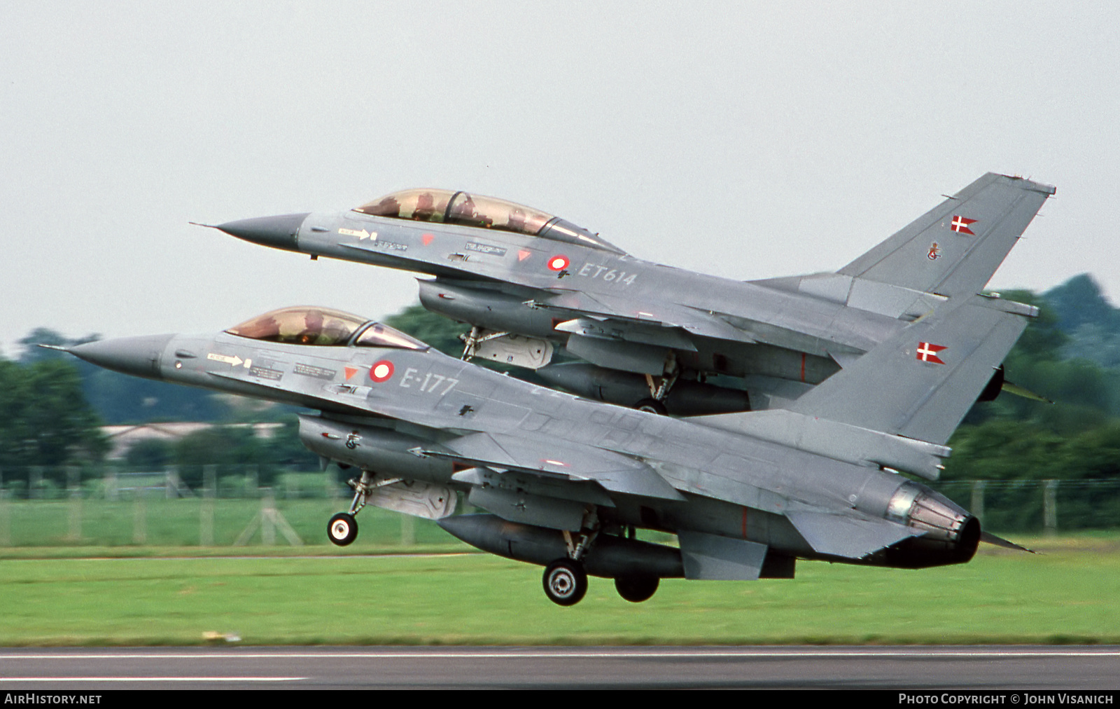 Aircraft Photo of E-177 | General Dynamics F-16A Fighting Falcon | Denmark - Air Force | AirHistory.net #427721