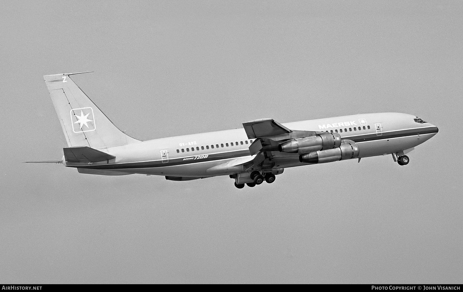 Aircraft Photo of OY-APZ | Boeing 720-051B | Maersk Air | AirHistory.net #427724