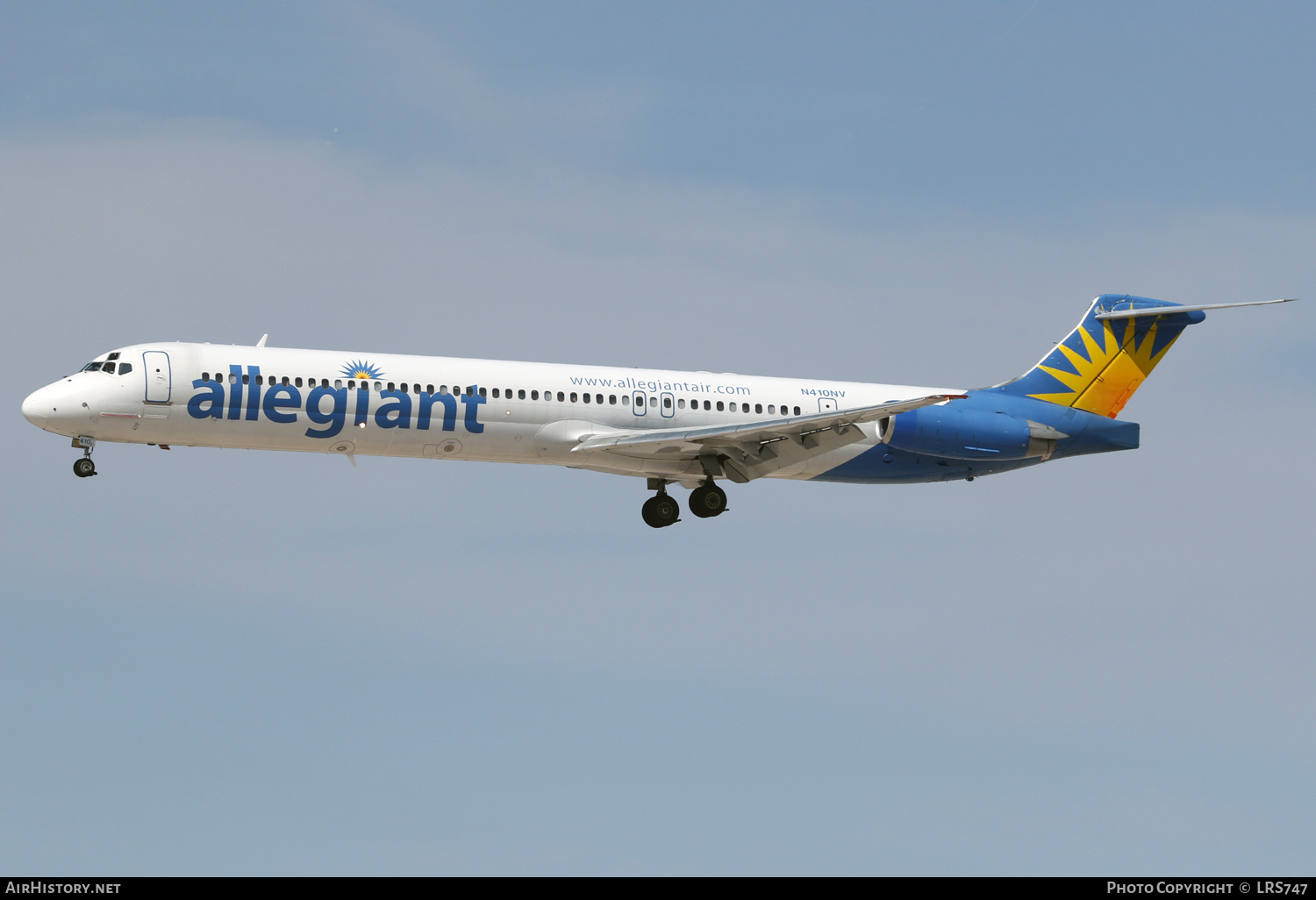 Aircraft Photo of N410NV | McDonnell Douglas MD-83 (DC-9-83) | Allegiant Air | AirHistory.net #427747