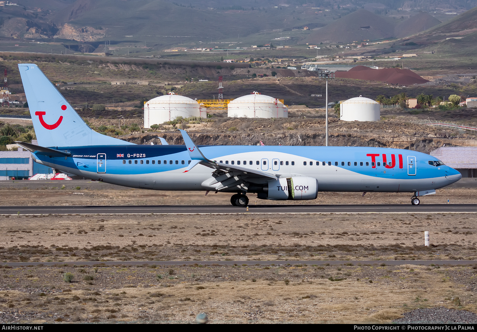 Aircraft Photo of G-FDZS | Boeing 737-8K5 | TUI | AirHistory.net #427776