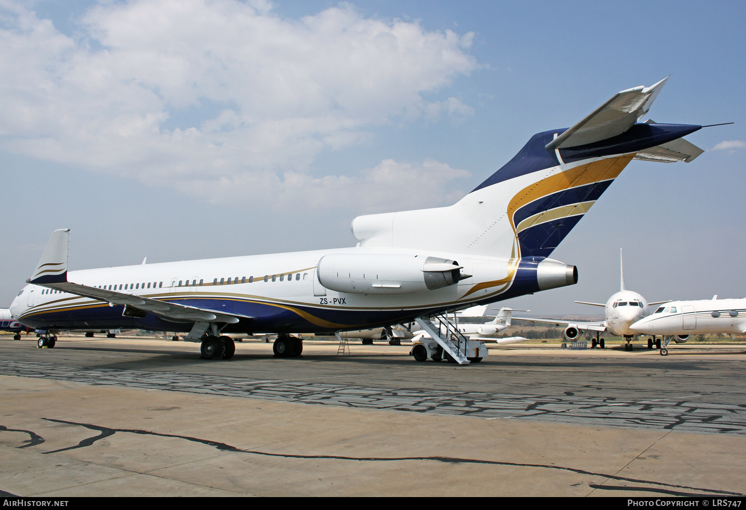 Aircraft Photo of ZS-PVX | Boeing 727-2N6/Adv(RE) Super 27 | AirHistory.net #427788