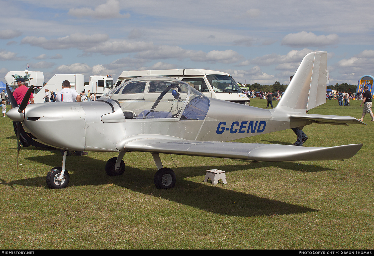 Aircraft Photo of G-CEND | Cosmik EV-97 TeamEurostar UK | AirHistory.net #427805