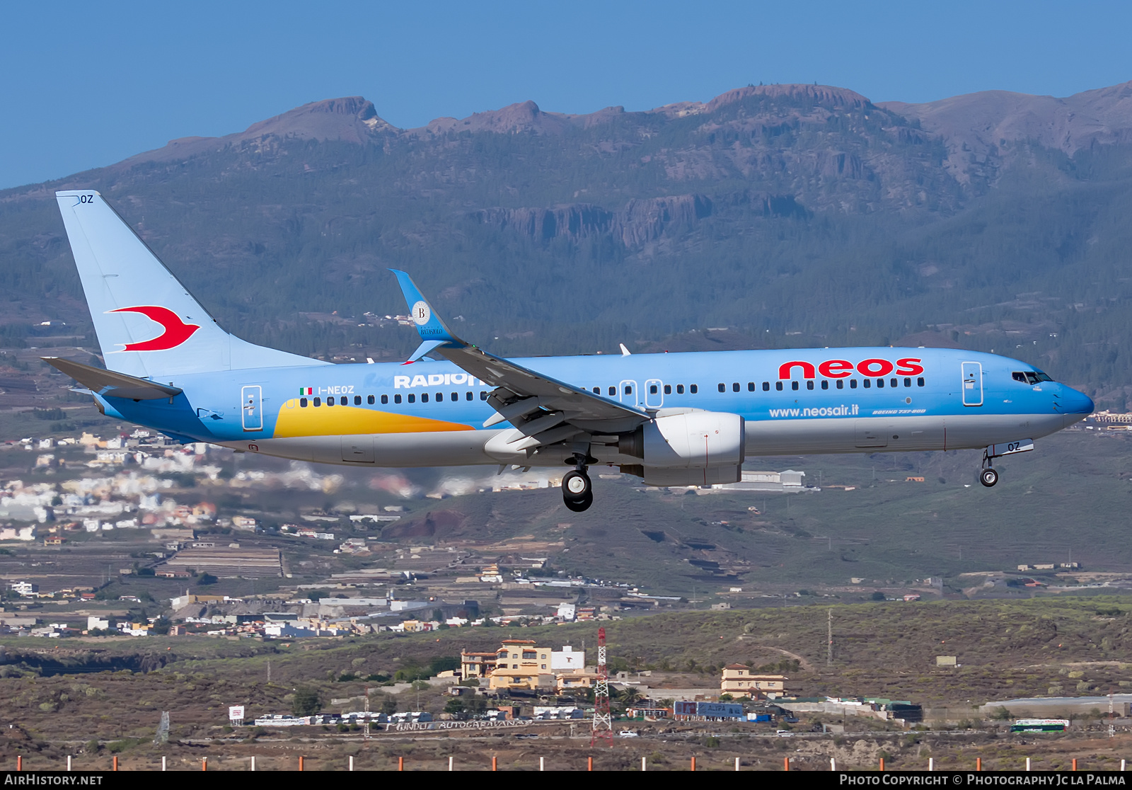 Aircraft Photo of I-NEOZ | Boeing 737-86N | Neos | AirHistory.net #427808