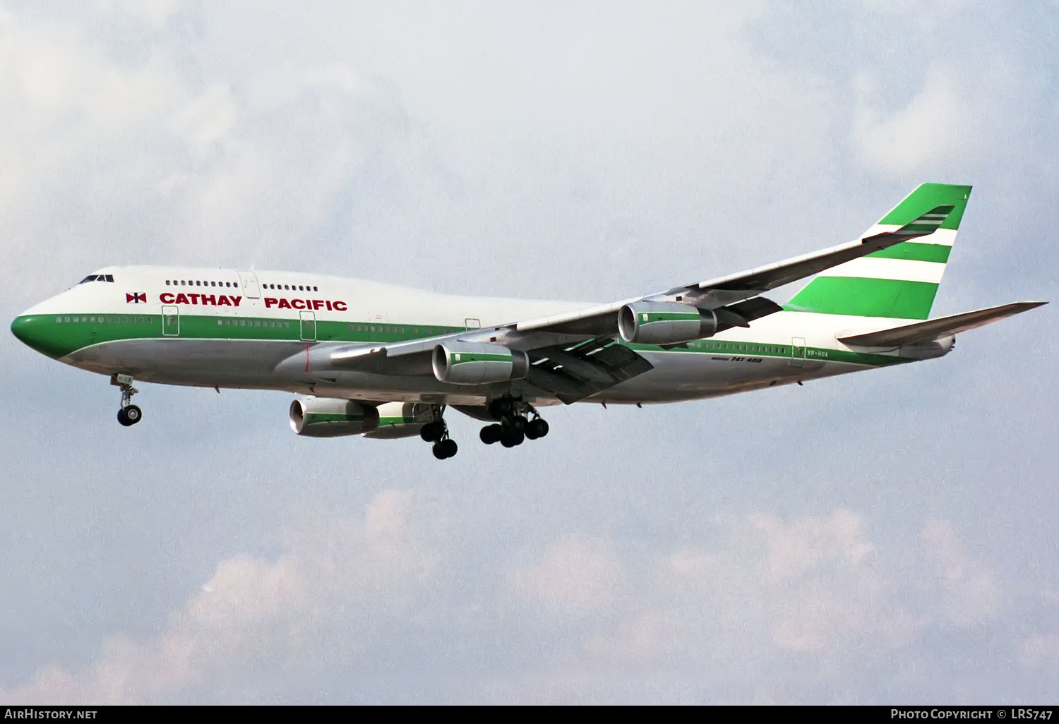 Aircraft Photo of VR-HUA | Boeing 747-467 | Cathay Pacific Airways | AirHistory.net #427811