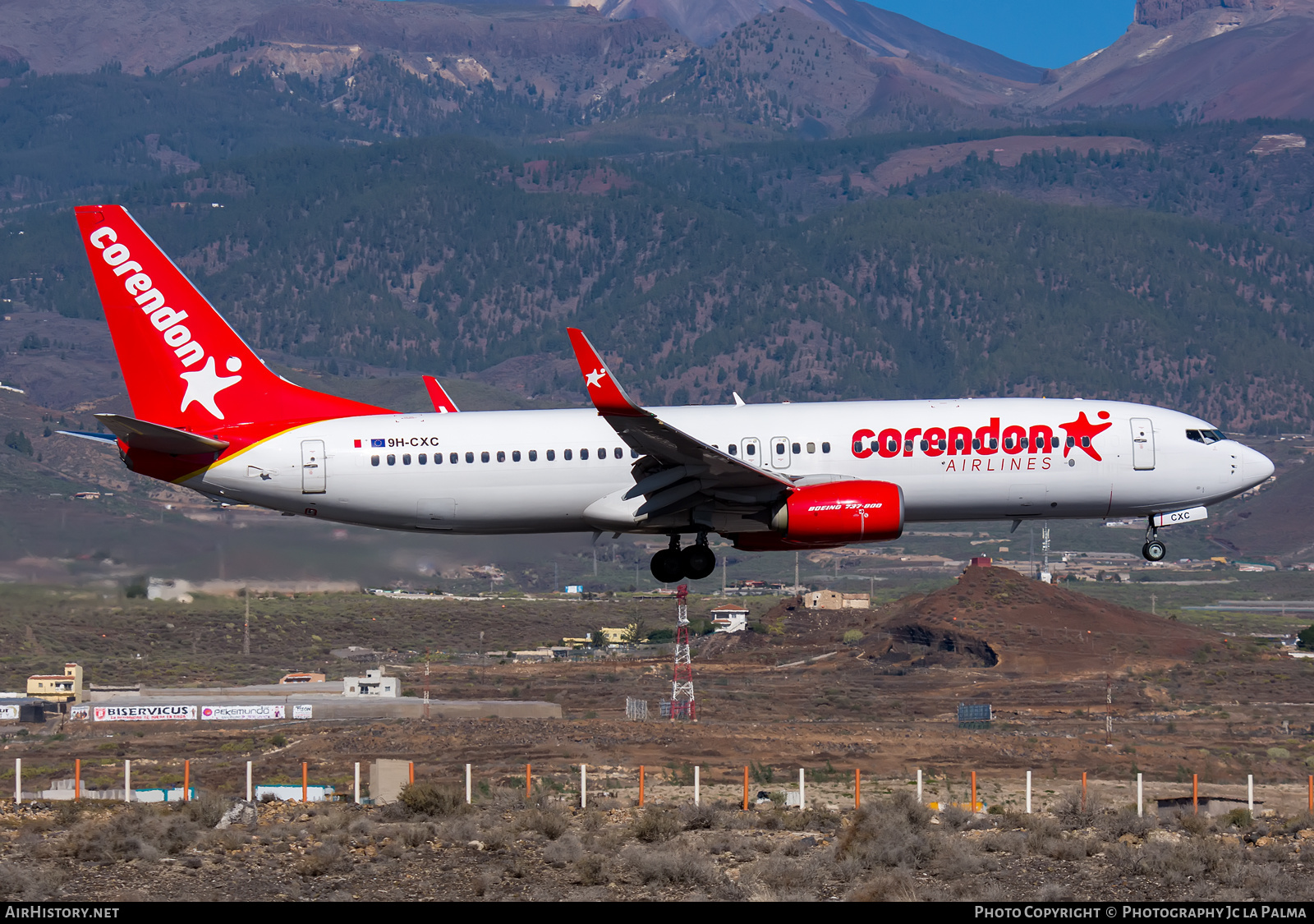 Aircraft Photo of 9H-CXC | Boeing 737-8JP | Corendon Airlines | AirHistory.net #427836