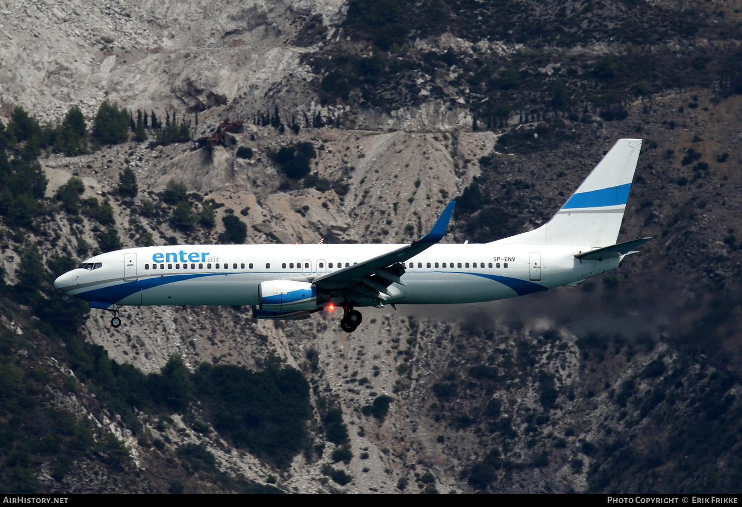 Aircraft Photo of SP-ENV | Boeing 737-8BK | Enter Air | AirHistory.net #427847