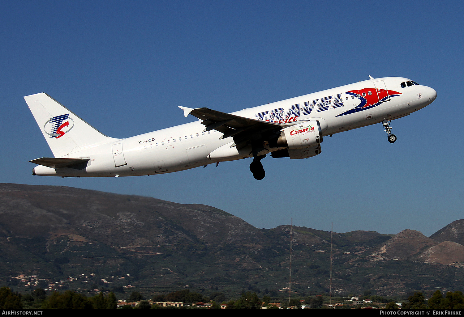 Aircraft Photo of YL-LCD | Airbus A320-211 | Travel Service | AirHistory.net #427883