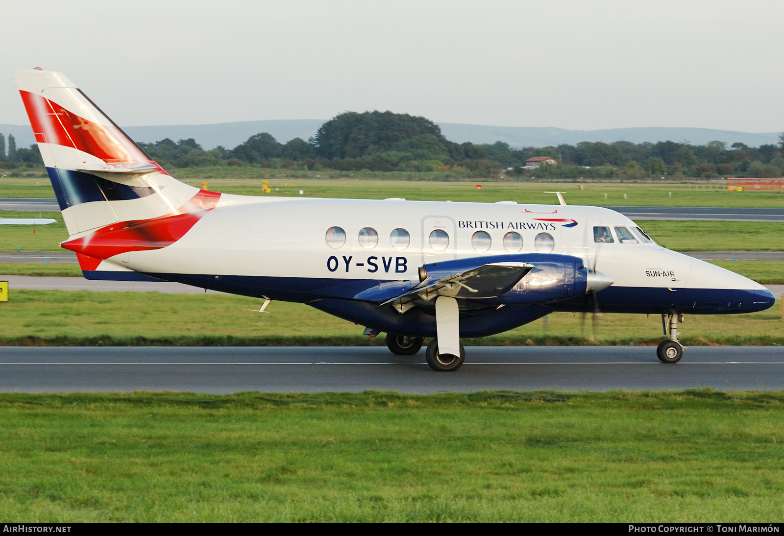 Aircraft Photo of OY-SVB | British Aerospace BAe-3217 Jetstream Super 31 | British Airways | AirHistory.net #427897