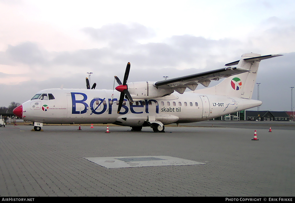 Aircraft Photo of LY-DOT | ATR ATR-42-300 | Danish Air Transport - DAT | AirHistory.net #427912