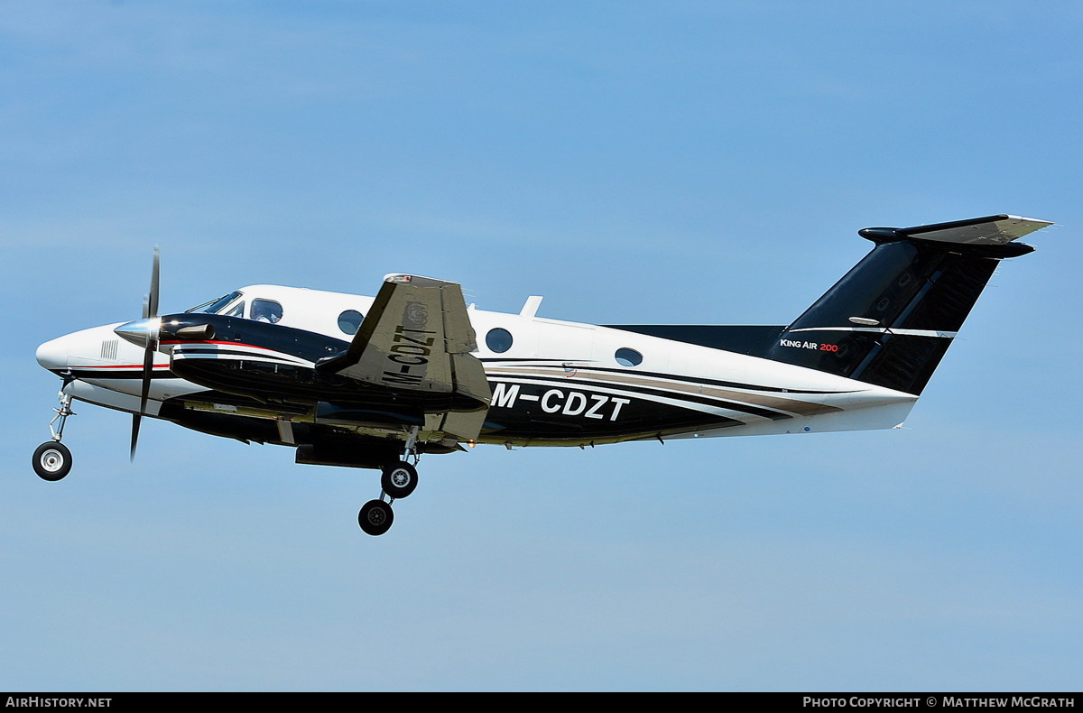 Aircraft Photo of M-CDZT | Raytheon B200 King Air | AirHistory.net #427923