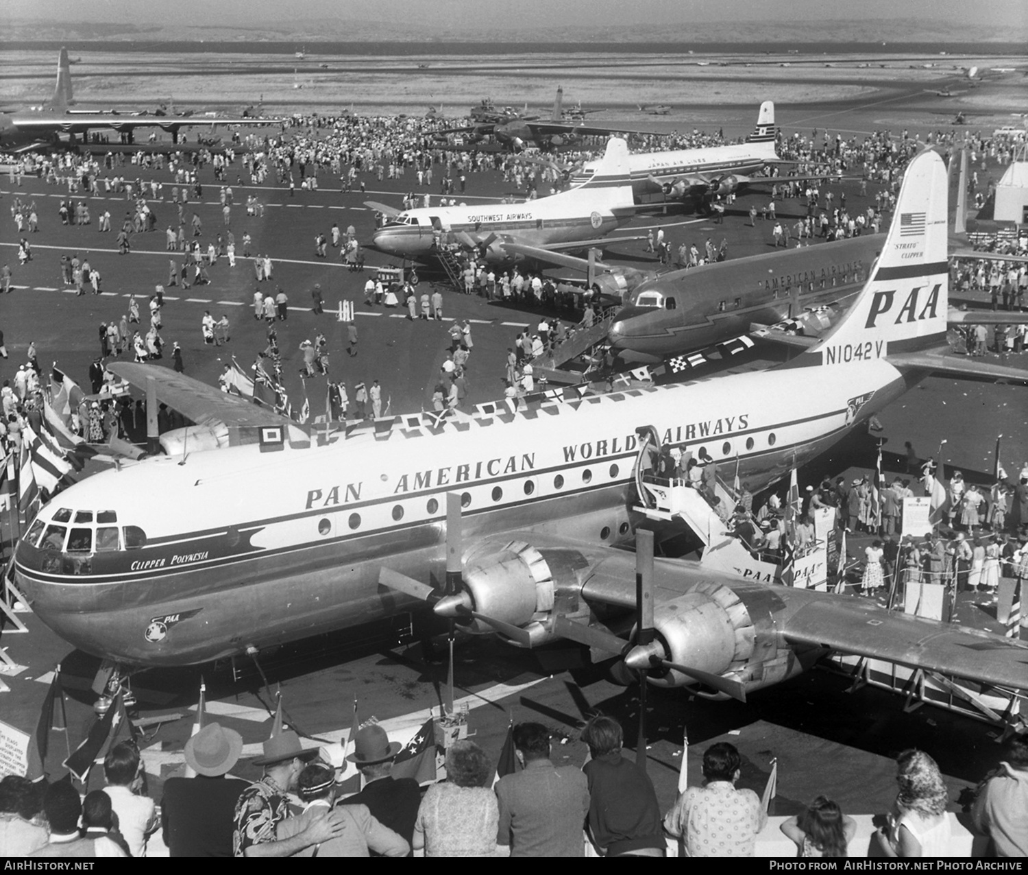 Aircraft Photo of N1042V | Boeing 377-10-26 Stratocruiser | Pan American World Airways - PAA | AirHistory.net #427928