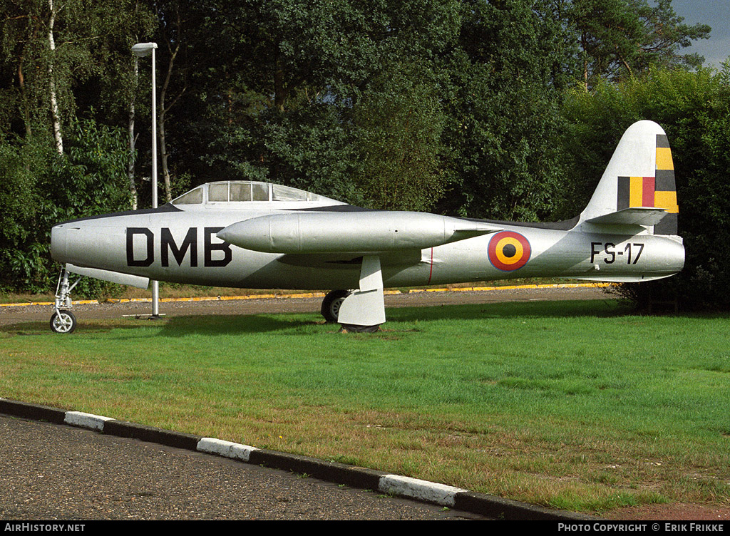 Aircraft Photo of FS-17 | Republic F-84E Thunderjet | Belgium - Air Force | AirHistory.net #427929