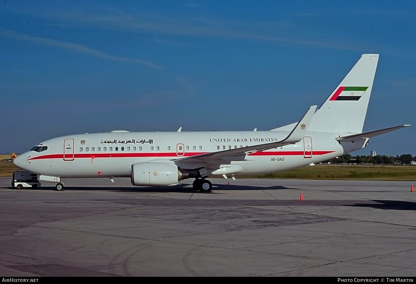Aircraft Photo of A6-DAS | Boeing 737-7Z5 BBJ | United Arab Emirates Government | AirHistory.net #427931