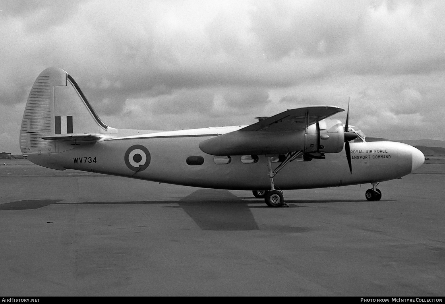 Aircraft Photo of WV734 | Hunting P.66 Pembroke C.1 | UK - Air Force | AirHistory.net #427941