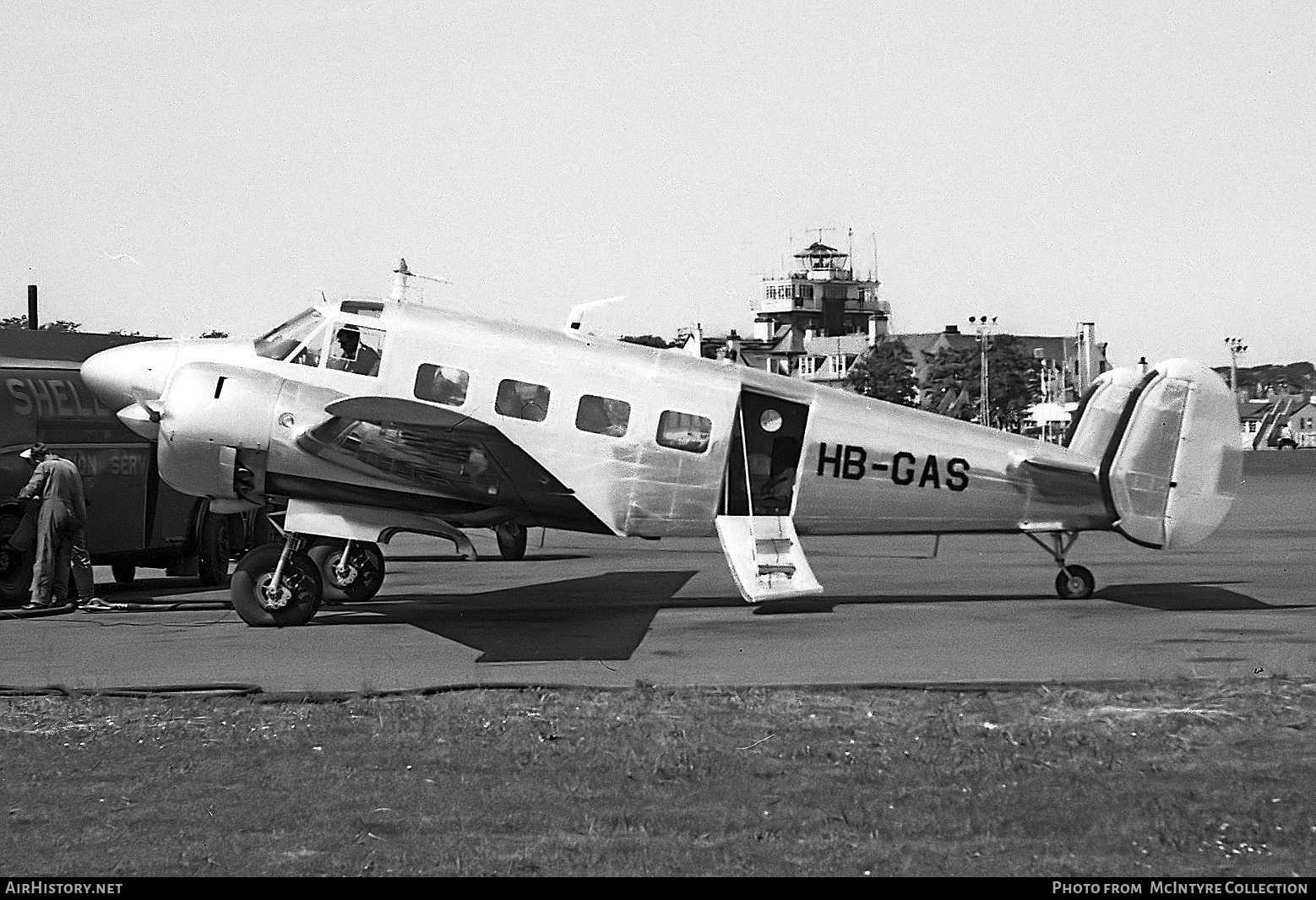Aircraft Photo of HB-GAS | Beech G18S | AirHistory.net #427943