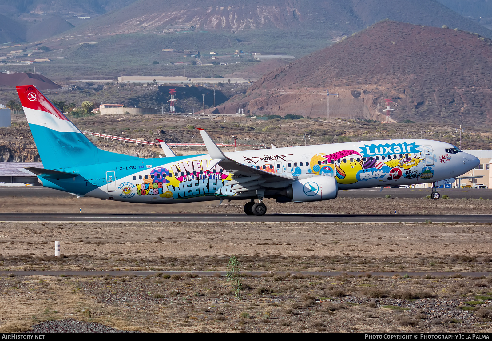 Aircraft Photo of LX-LGU | Boeing 737-8C9 | Luxair | AirHistory.net #427945