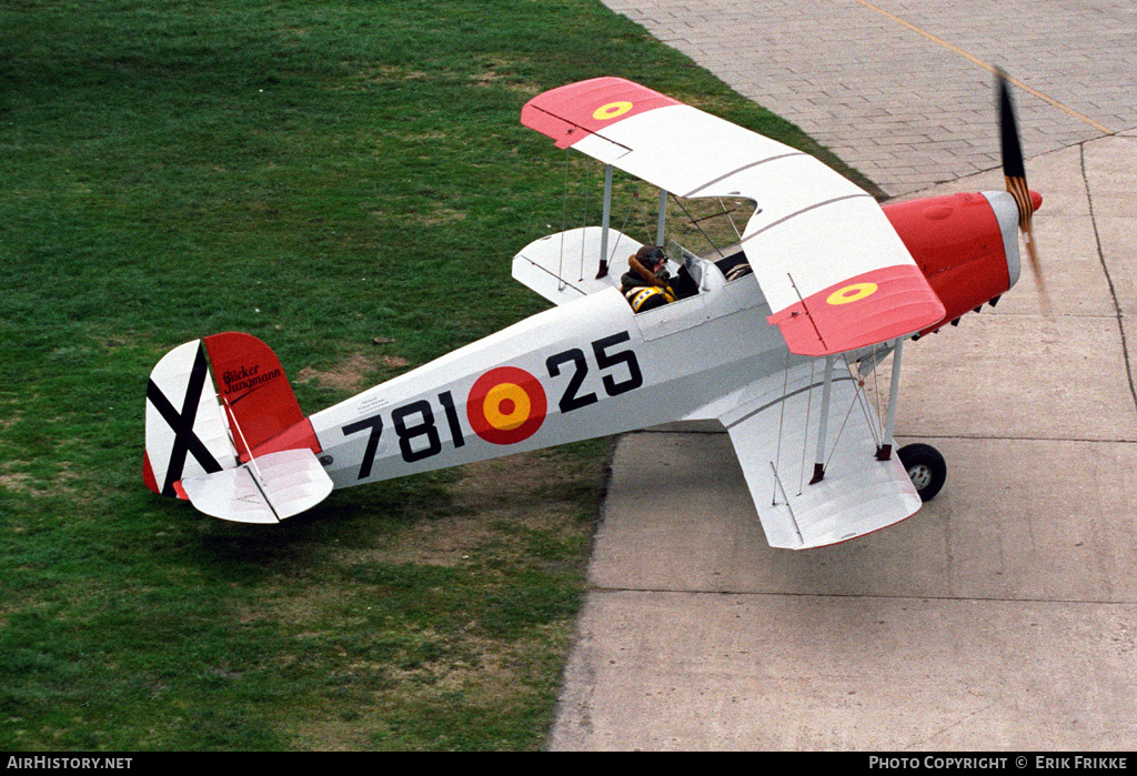 Aircraft Photo of G-BRSH / E3B-540 | CASA 1.131E Jungmann | Spain - Air Force | AirHistory.net #427958