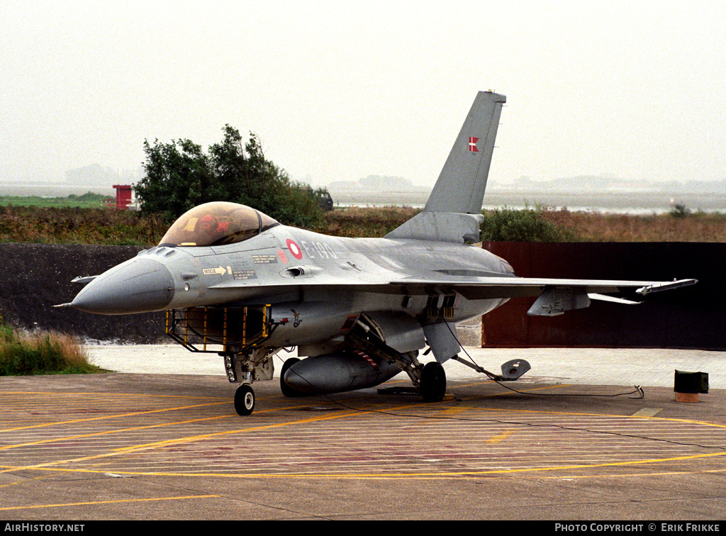 Aircraft Photo of E-190 | General Dynamics F-16A Fighting Falcon | Denmark - Air Force | AirHistory.net #427959