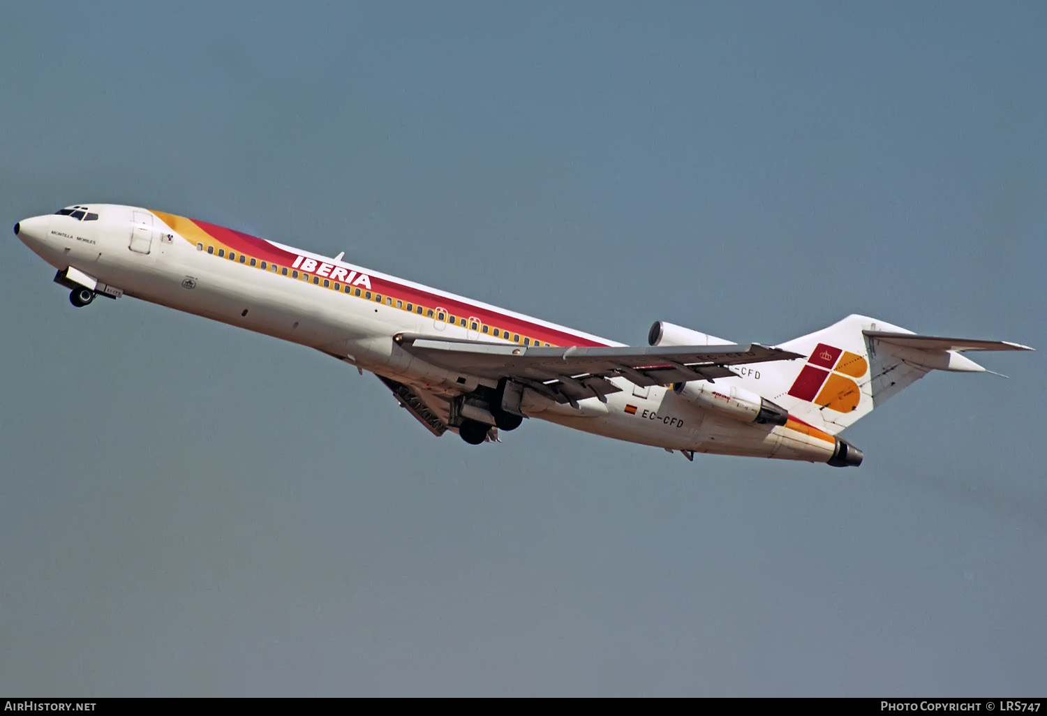 Aircraft Photo of EC-CFD | Boeing 727-256/Adv | Iberia | AirHistory.net #428061