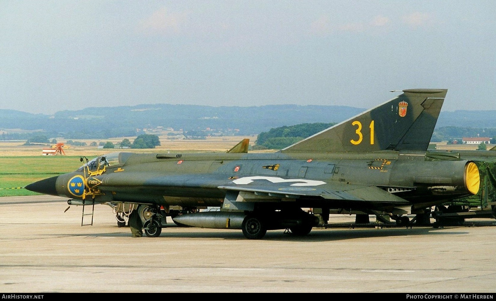 Aircraft Photo of 35533 | Saab J35F-1 Draken | Sweden - Air Force | AirHistory.net #428074