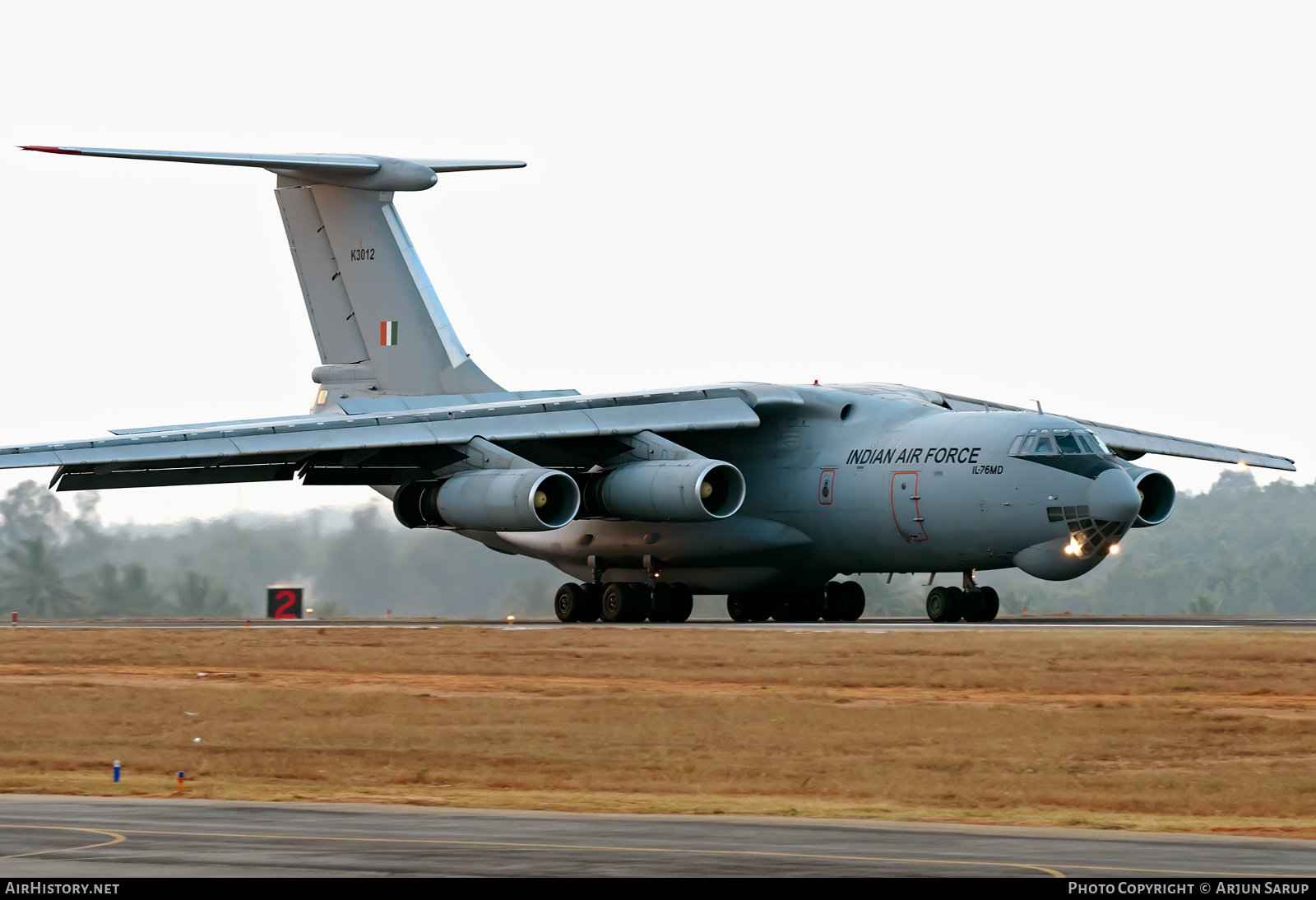 Aircraft Photo of K3012 | Ilyushin Il-76MD | India - Air Force | AirHistory.net #428099