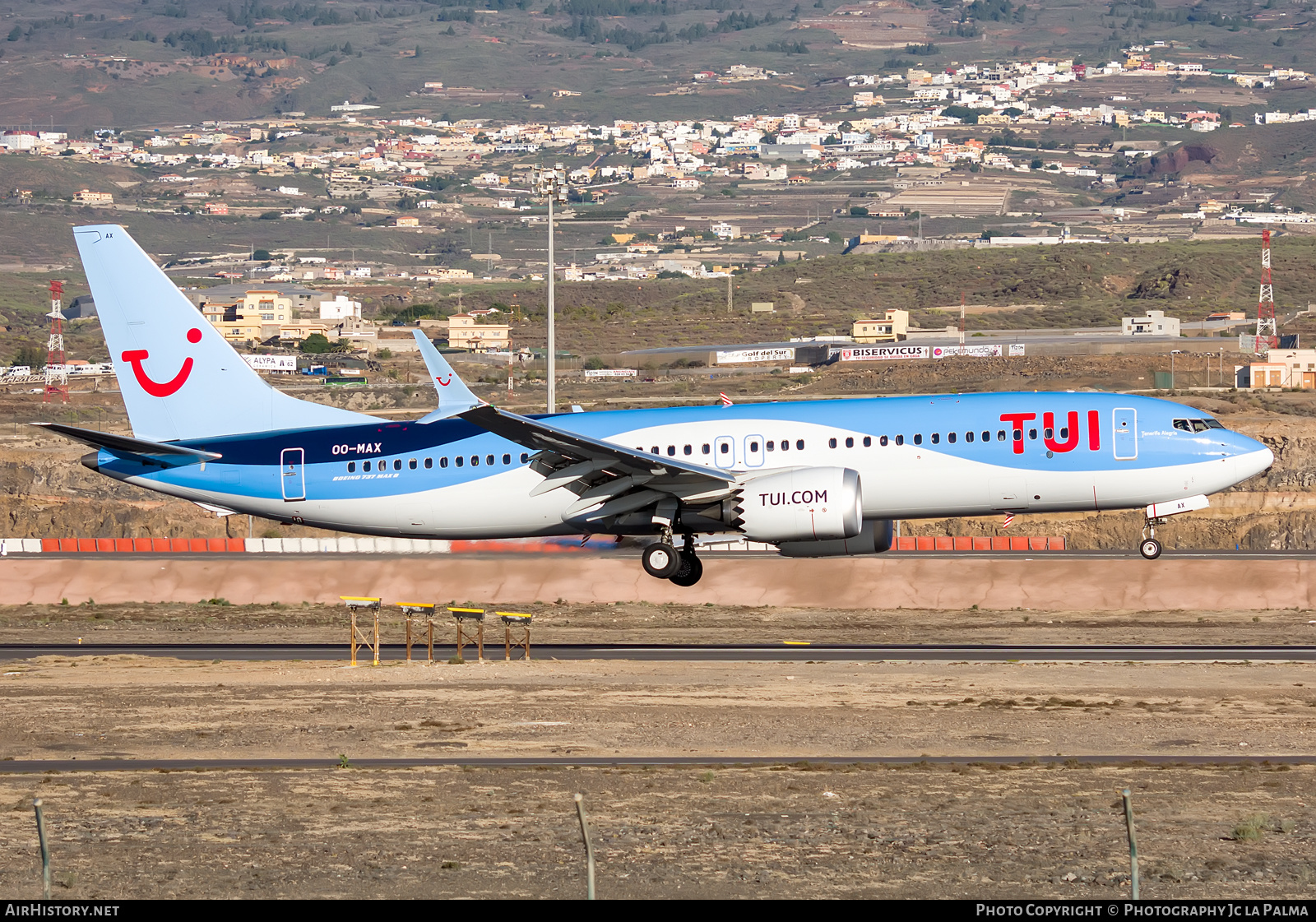 Aircraft Photo of OO-MAX | Boeing 737-8 Max 8 | TUI | AirHistory.net #428143