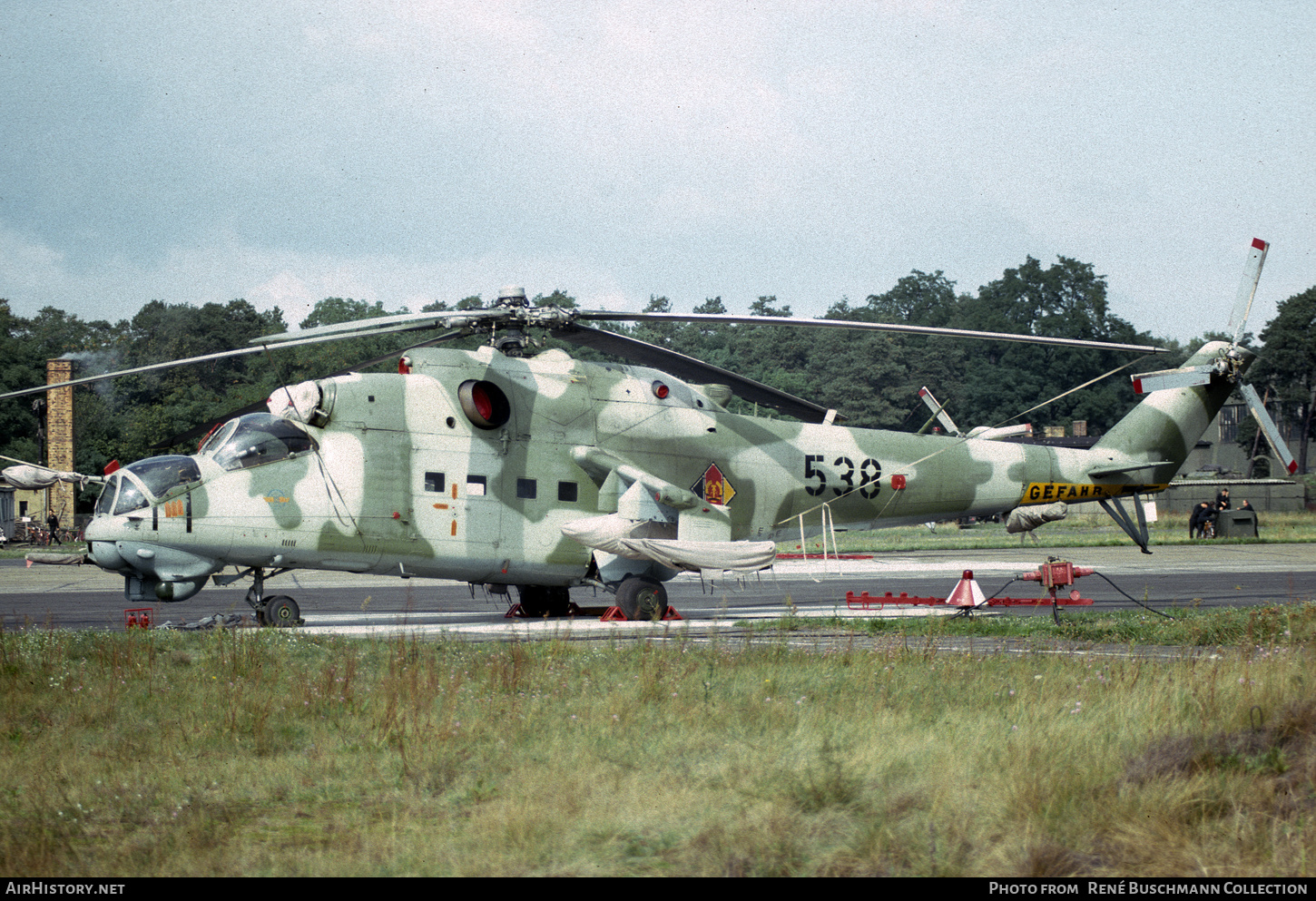 Aircraft Photo of 538 | Mil Mi-24D | East Germany - Air Force | AirHistory.net #428162