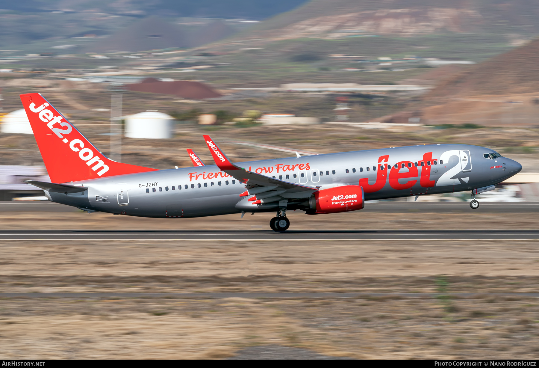 Aircraft Photo of G-JZHY | Boeing 737-800 | Jet2 | AirHistory.net #428167