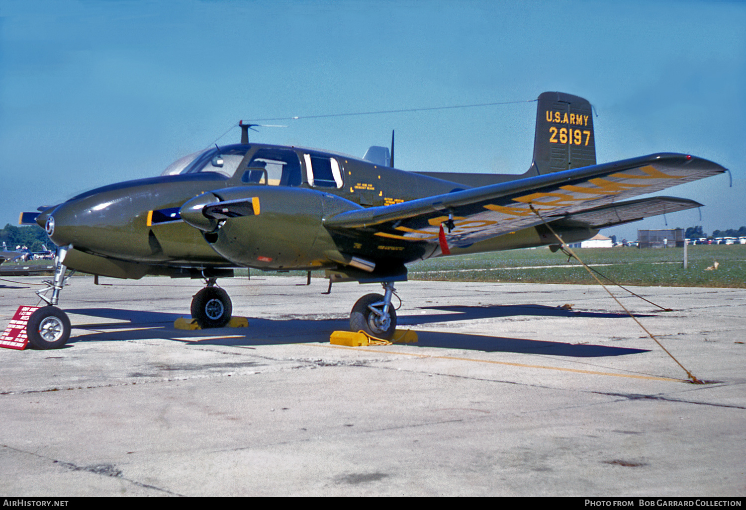 Aircraft Photo of 52-6197 / 26197 | Beech L-23A Seminole | USA - Army | AirHistory.net #428183