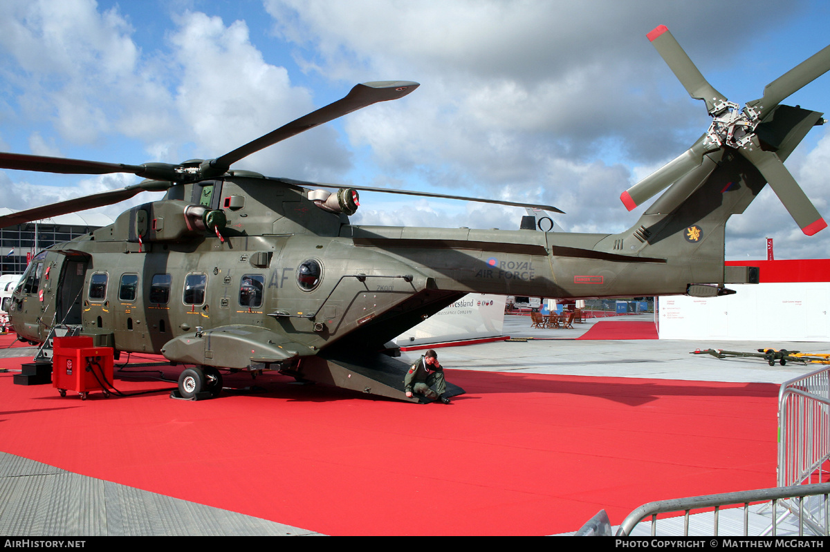 Aircraft Photo of ZK001 | AgustaWestland EH101-512 Merlin HC3A | UK - Air Force | AirHistory.net #428196