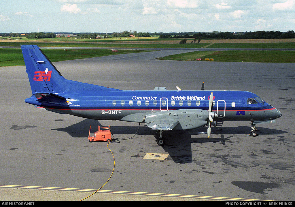 Aircraft Photo of G-GNTF | Saab 340A | British Midland Commuter | AirHistory.net #428198