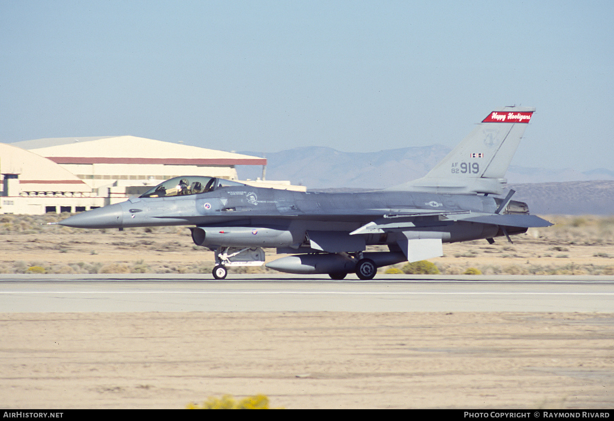 Aircraft Photo of 82-0919 / AF82-919 | General Dynamics F-16A/ADF Fighting Falcon | USA - Air Force | AirHistory.net #428232