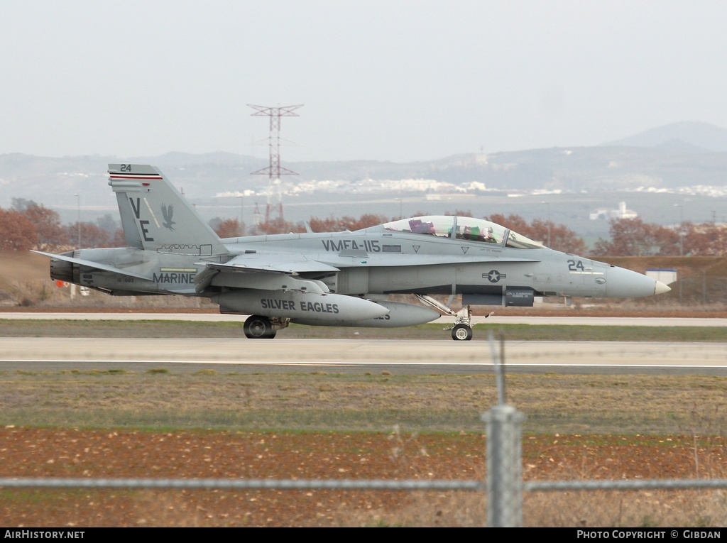Aircraft Photo of 165683 | McDonnell Douglas F/A-18D Hornet | USA - Marines | AirHistory.net #428268