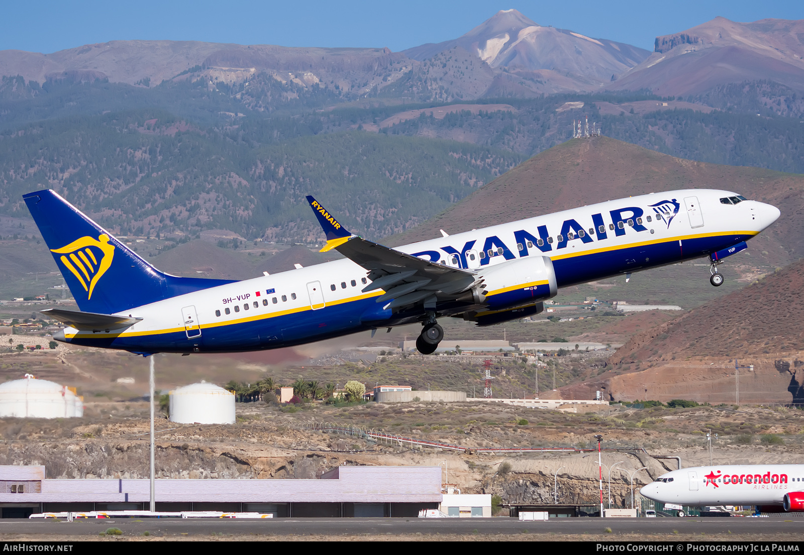 Aircraft Photo of 9H-VUP | Boeing 737-8200 Max 200 | Ryanair | AirHistory.net #428327