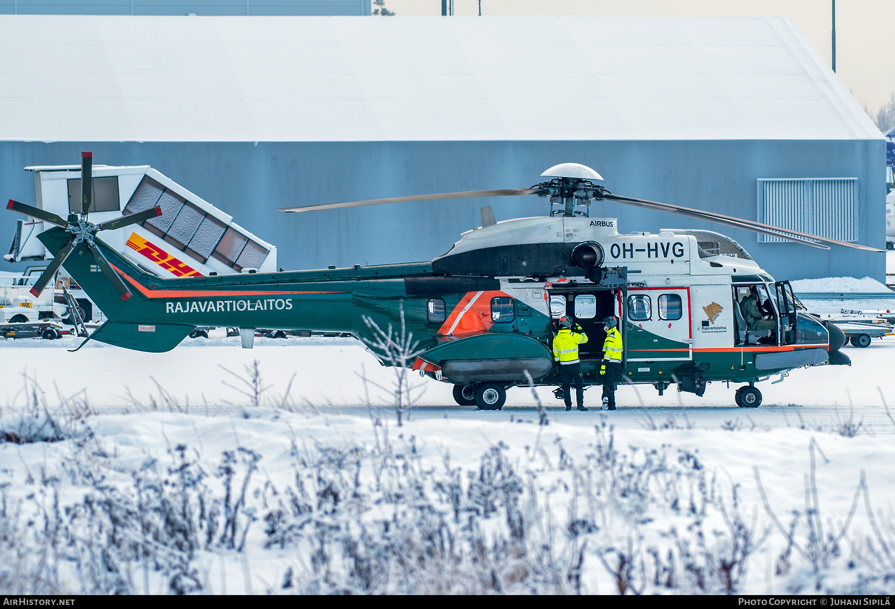 Aircraft Photo of OH-HVG | Aerospatiale AS-332L1 Super Puma | Rajavartiolaitos - Finnish Border Guard | AirHistory.net #428332