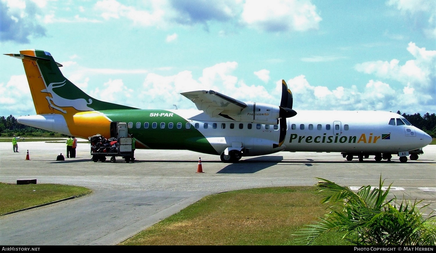Aircraft Photo of 5H-PAR | ATR ATR-72-212 | Precision Air | AirHistory.net #428336