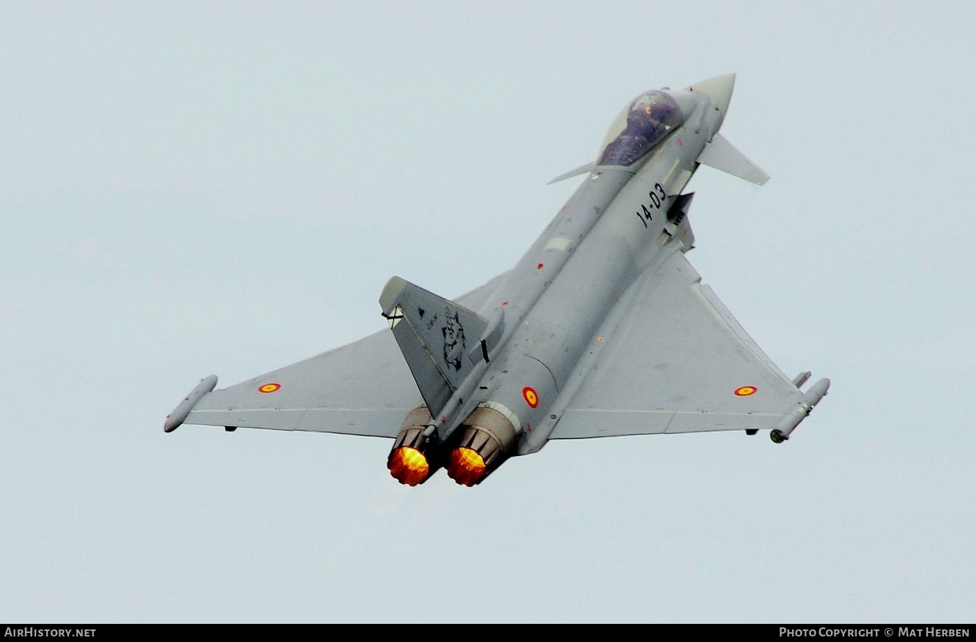 Aircraft Photo of C16-36 | Eurofighter EF-2000 Typhoon S | Spain - Air Force | AirHistory.net #428341
