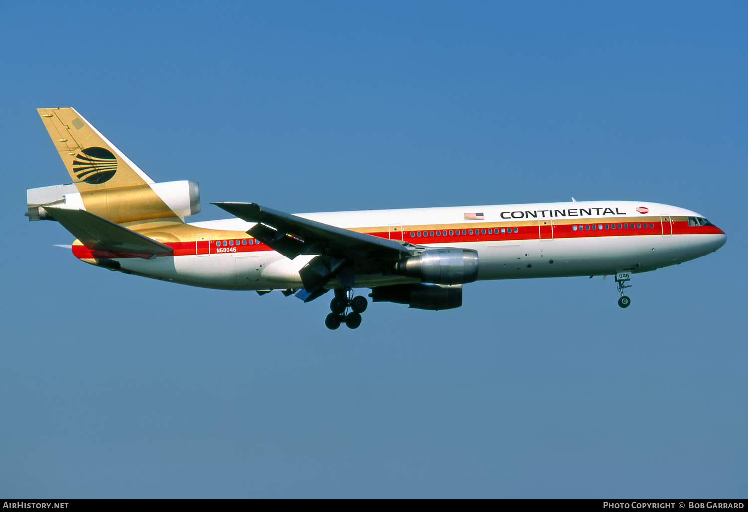 Aircraft Photo of N68046 | McDonnell Douglas DC-10-10 | Continental Airlines | AirHistory.net #428349