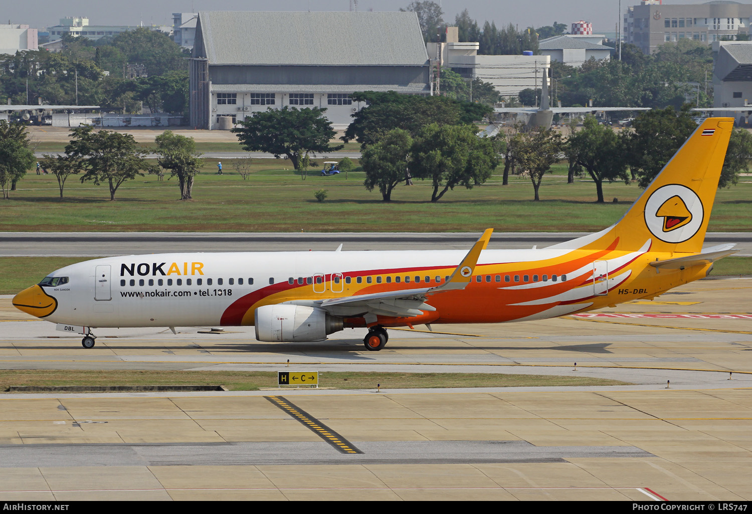 Aircraft Photo of HS-DBL | Boeing 737-8AS | Nok Air | AirHistory.net #428386