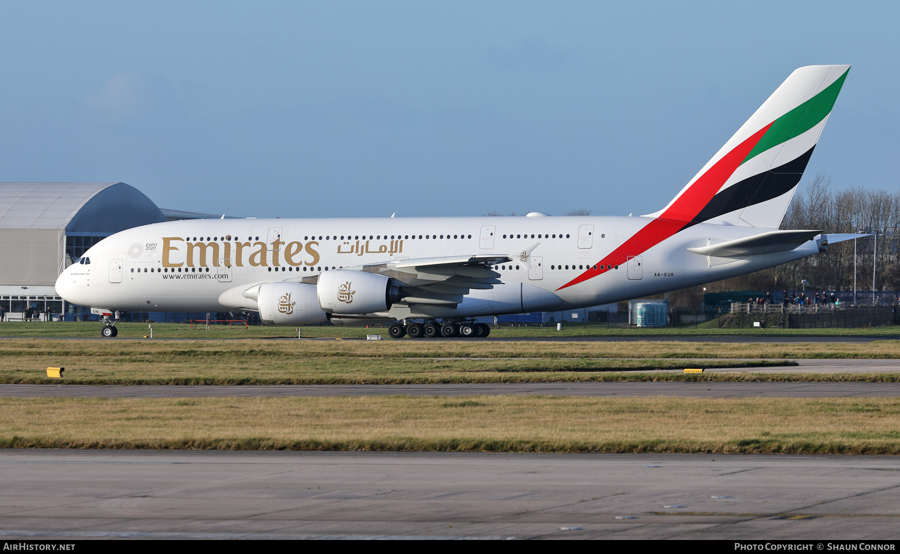 Aircraft Photo of A6-EUK | Airbus A380-861 | Emirates | AirHistory.net #428390